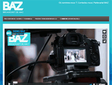 Tablet Screenshot of bazprod.tv